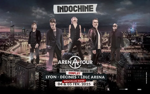 Indochine à Lyon en 2025 : Une tournée explosive à la LDLC Arena
