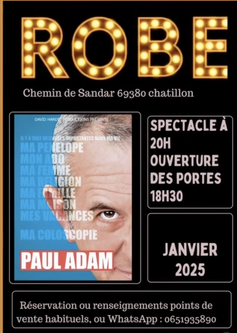 Paul Adam au Robe Théâtre de Châtillon : "Ma Pénélope" débarque pour deux soirées exceptionnelles !