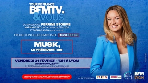 Le Tour de France BFMTV à Lyon le 21 février 2025 : Un événement média incontournable