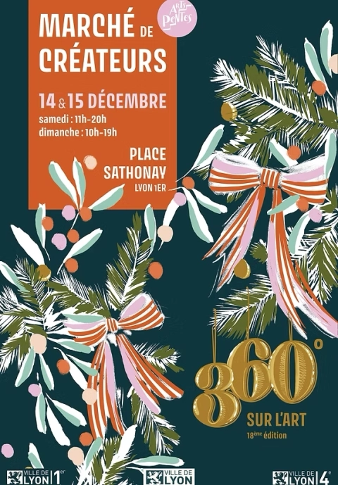 Plongez dans la Magie du Marché de Noël des Créateurs : « 360° sur l'Art »