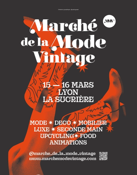 Le Marché de la Mode Vintage 2025 : Plongée dans l’univers rétro à La Sucrière de Lyon les 15 et 16 mars